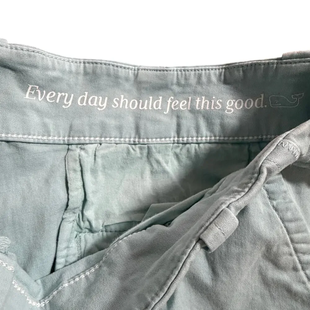 Vineyard Vines women's Everyday shorts Sea Swell Green sz 8 summer beach preppy